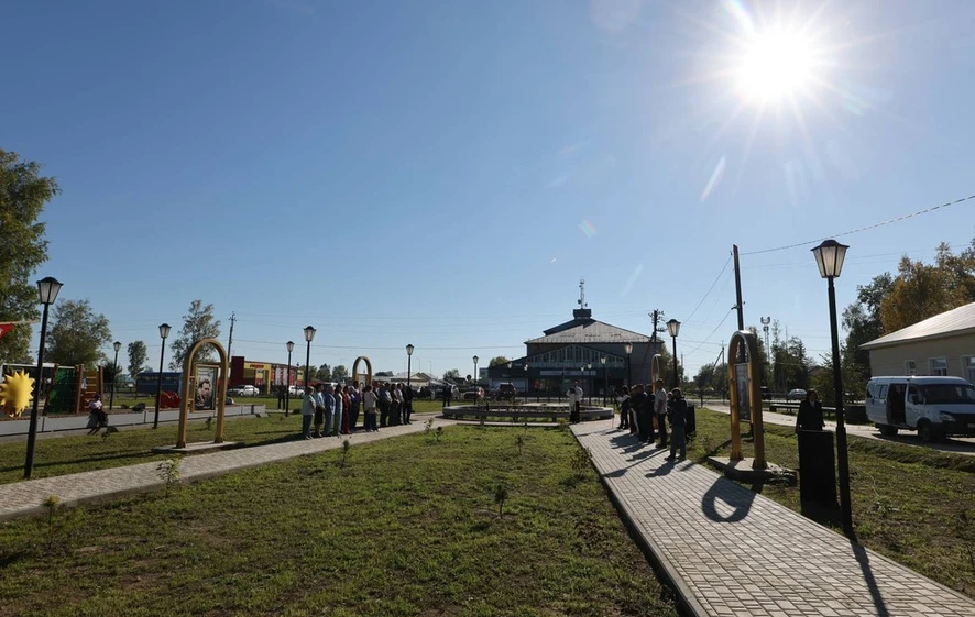 Томская область обновляет детские пространства: площадку открыли в Каргаске