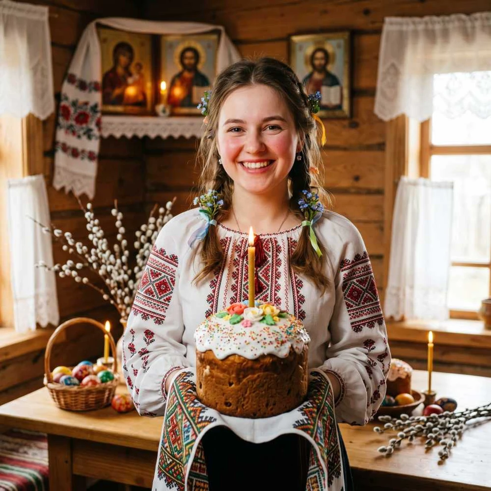Барнаульский священник заступился за девушку, осквернившую кулич 