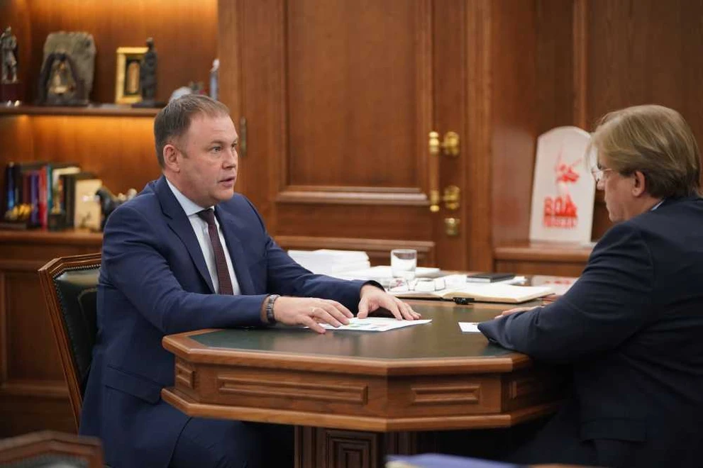 Глава Кузбасса поговорил с председателем парламента о льготах семьям 