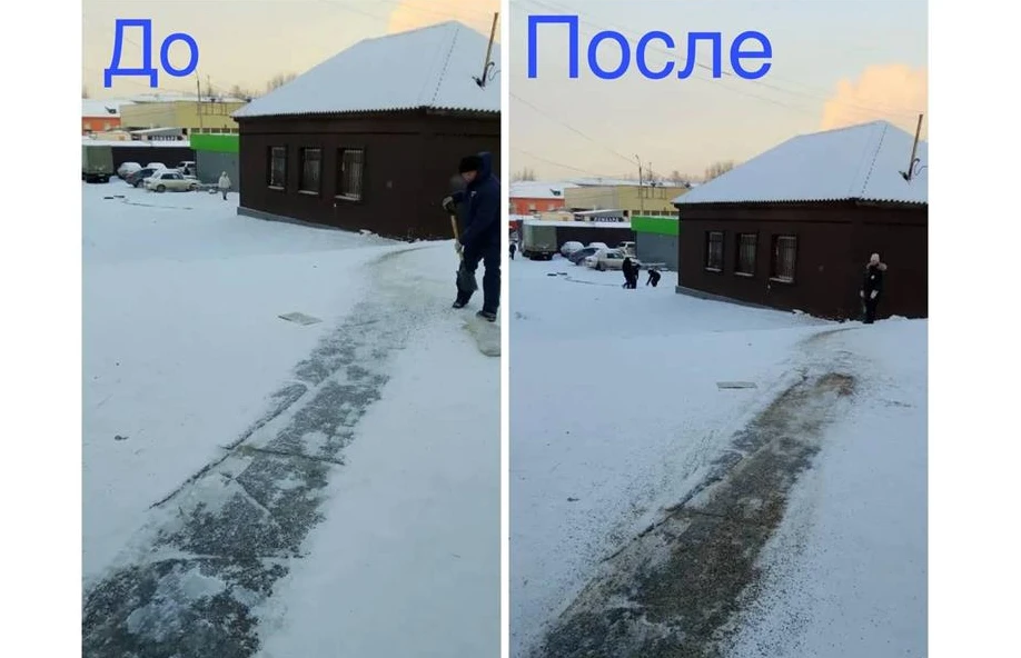 В Красноярске дети начали кататься на стихийных горках в Ленинском районе