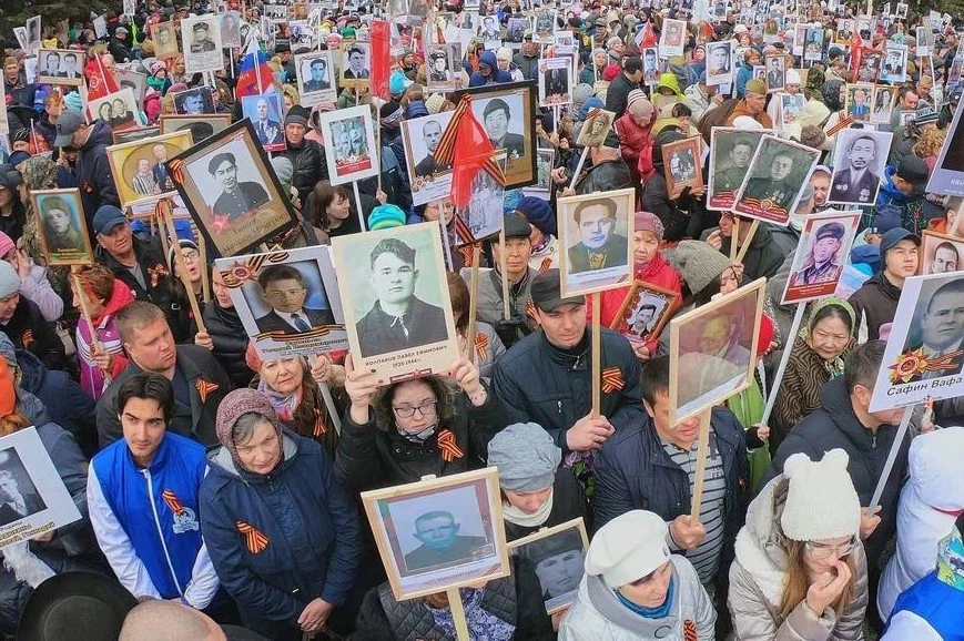 В этом году «Бессмертный полк» пройдёт по правобережью Красноярска