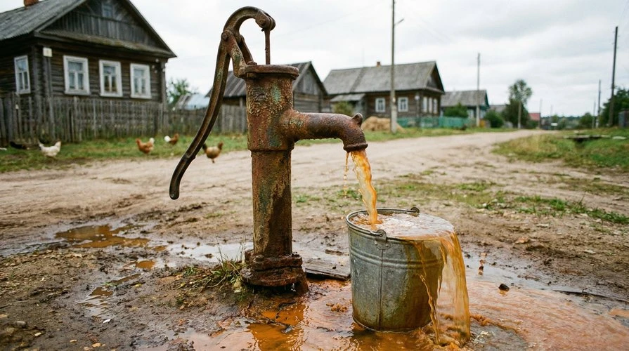 Жалоба на ржавую воду под Томском дошла до следователей