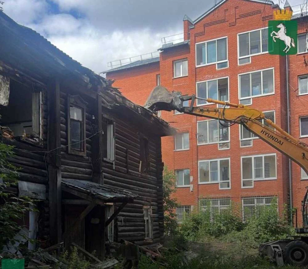 В Томске продолжают сносить расселённые дома