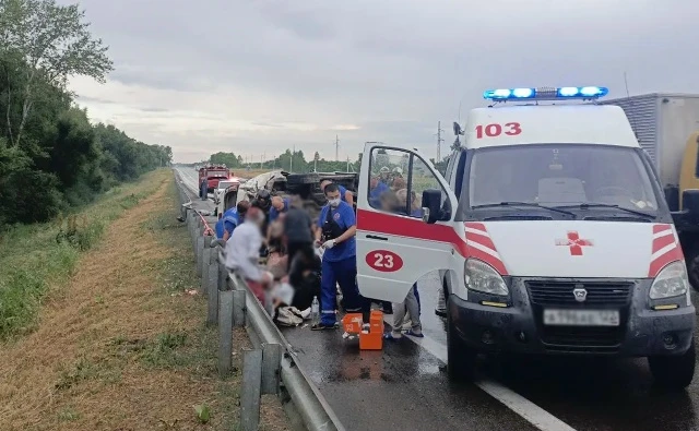 Двое детей пострадали в аварии с микроавтобусом на Алтае