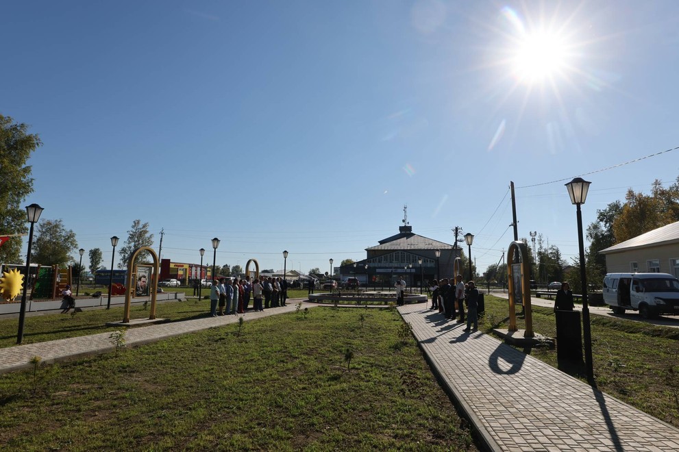 Томская область обновляет детские пространства: площадку открыли в Каргаске