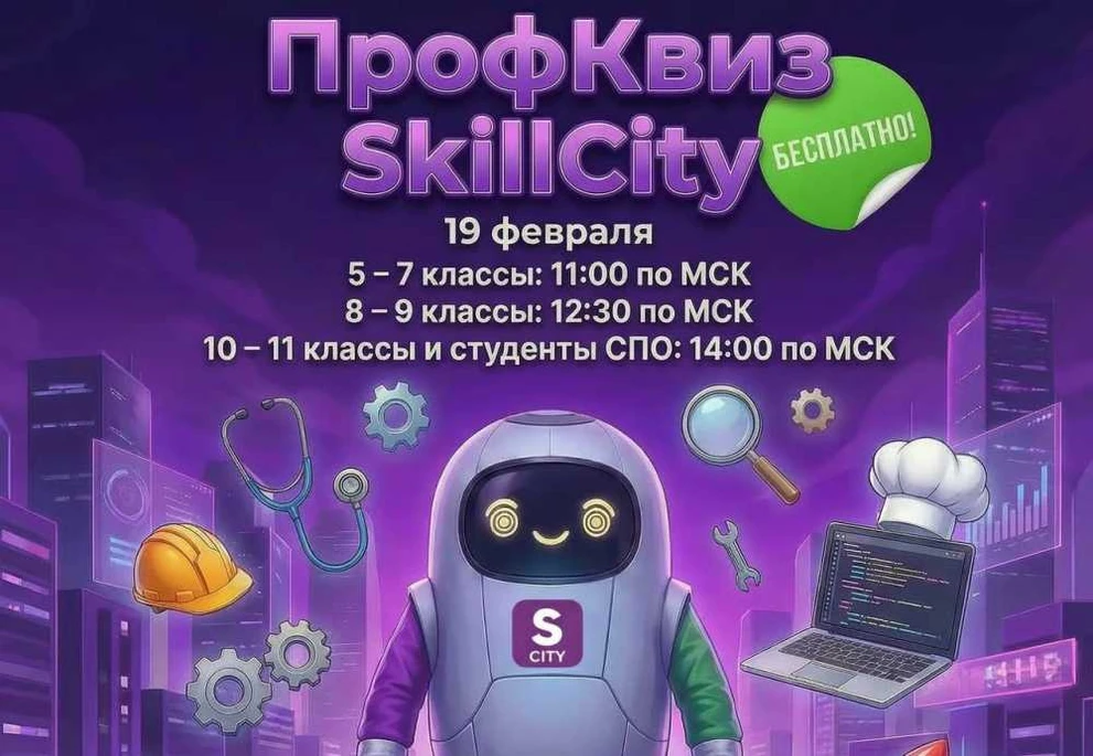 В Красноярске открыта регистрация на ПрофКвиз от проекта «Город Навыков. Экосистема SkillCity»  