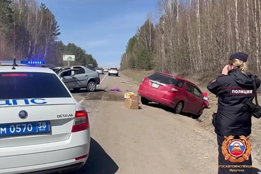 В Иркутской области в дорожной аварии погиб пассажир