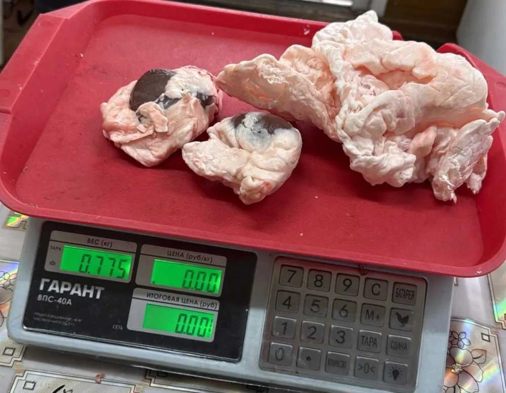 В Красноярске на рынке изъято и уничтожено  более 28 кг мяса и субпродуктов