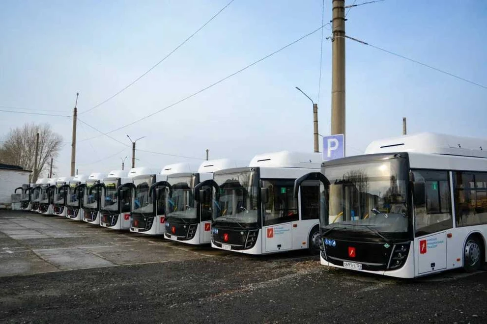 В города Красноярского края поступают новые экологичные автобусы