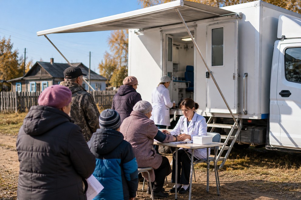 Более 5 тысяч жителей отдалённых сёл прошли обследования в Омской области