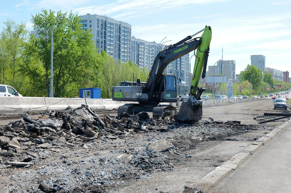 В Кемерове продолжается ремонт Кузбасского моста
