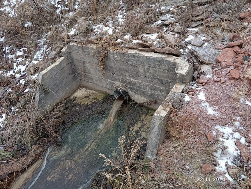 Сточные воды из Новосёлово сбрасываются около Красноярского водохранилища