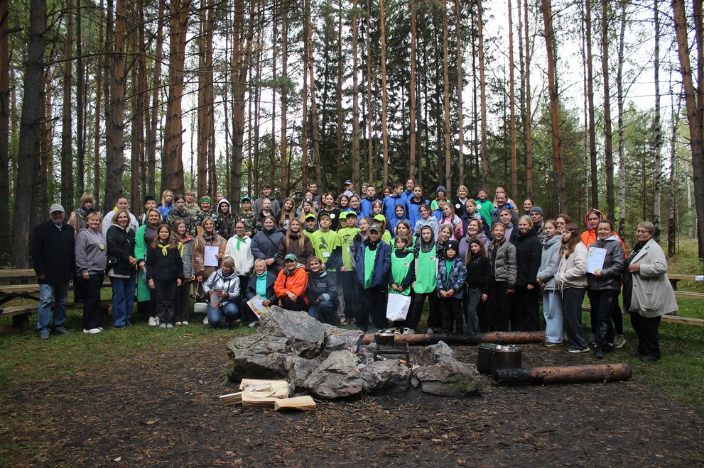 В Томской области школьники устроили экологический слет с 11 испытаниями