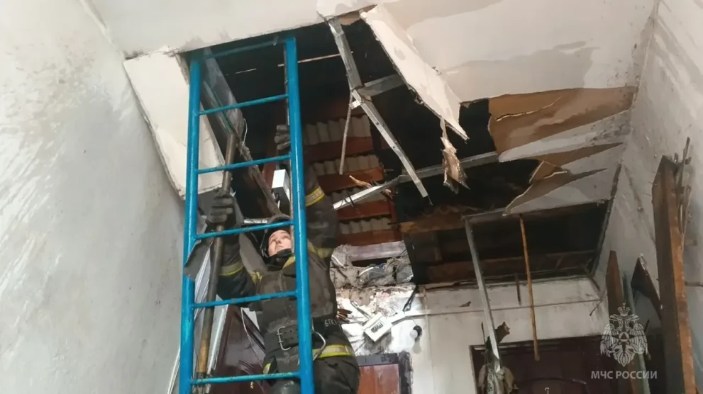 В Уяре Красноярского края произошёл пожар в многоквартирном доме