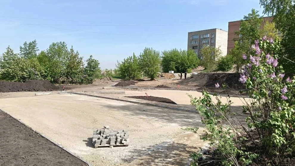 В Красноярске начались работы по созданию нового сквера на улице Борисевича