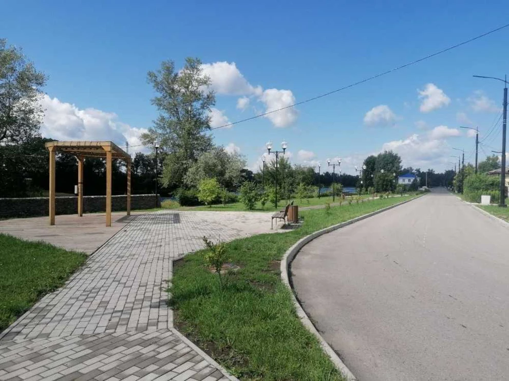 На юге и севере Красноярского края обустроили более 80 общественных пространств 