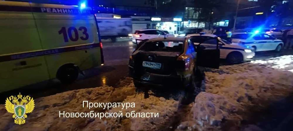 В Новосибирске пьяный водитель наехал на 6 человек 