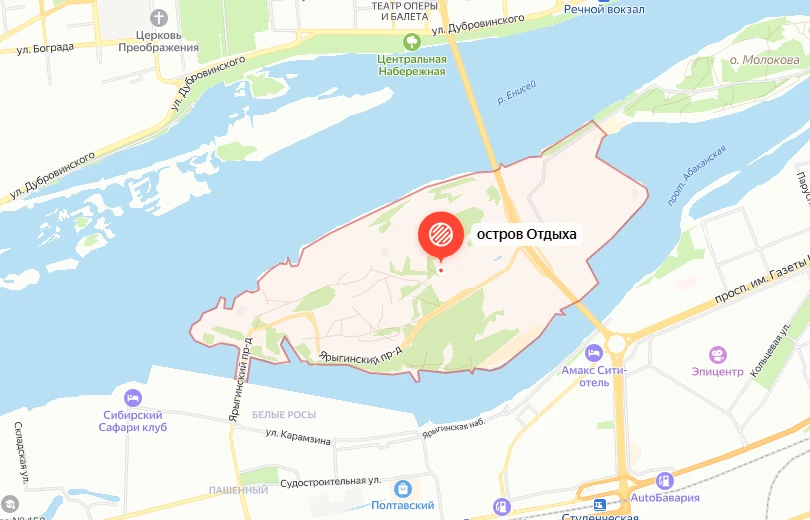В Красноярске определили приоритетные направления развития острова Отдыха