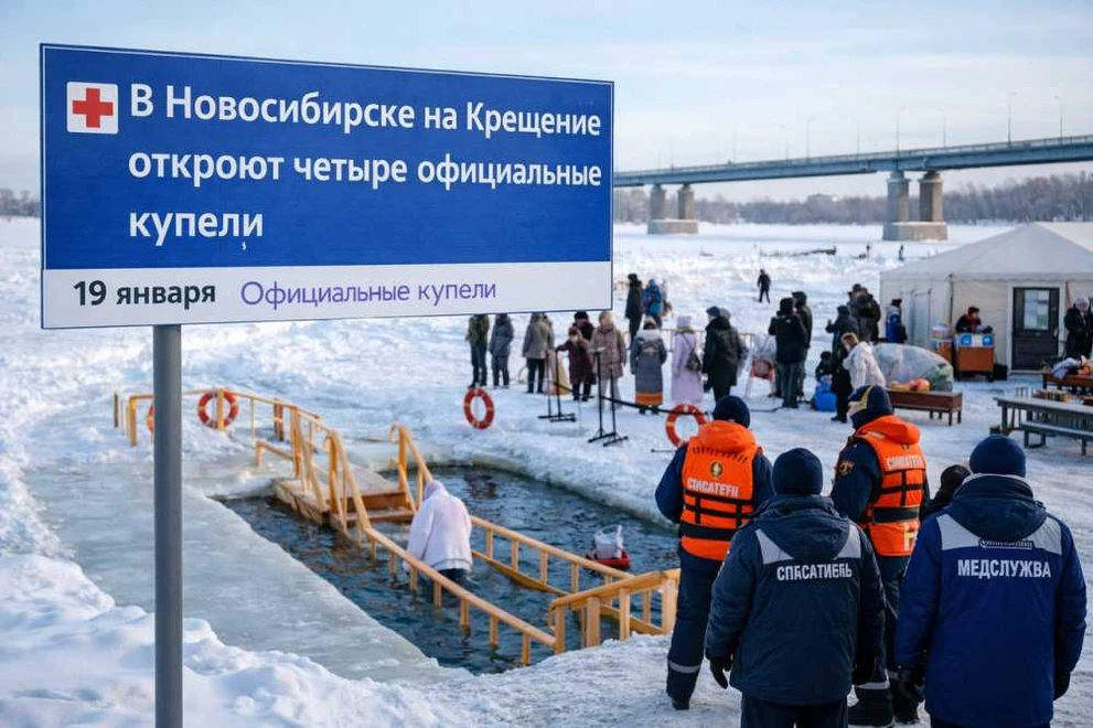В Новосибирске на Крещение откроют четыре официальные купели