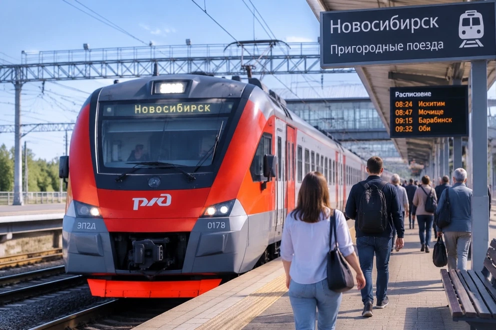 Новосибирская область наращивает перевозки пригородными поездами