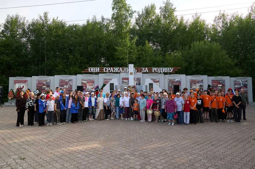 В День памяти и скорби жители Кежемского округа почтили память погибших в годы ВОВ