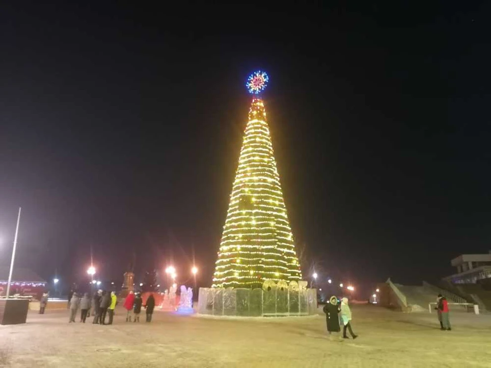 В новогоднюю ночь в Красноярске обещают морозную погоду