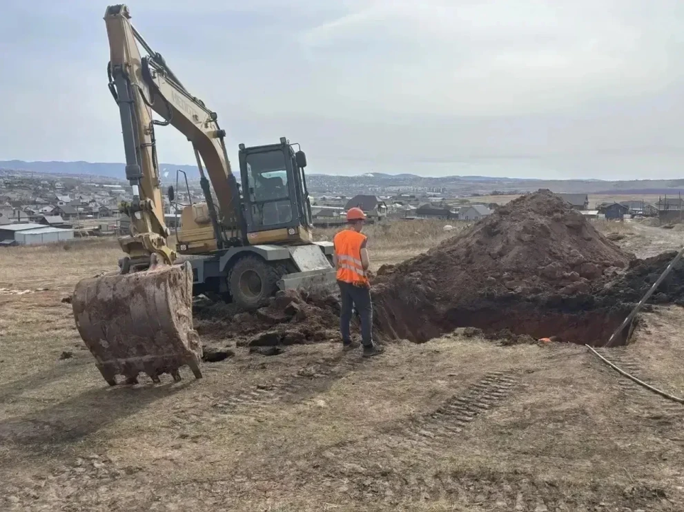 В Красноярских Солонцах началось строительство нового водопровода