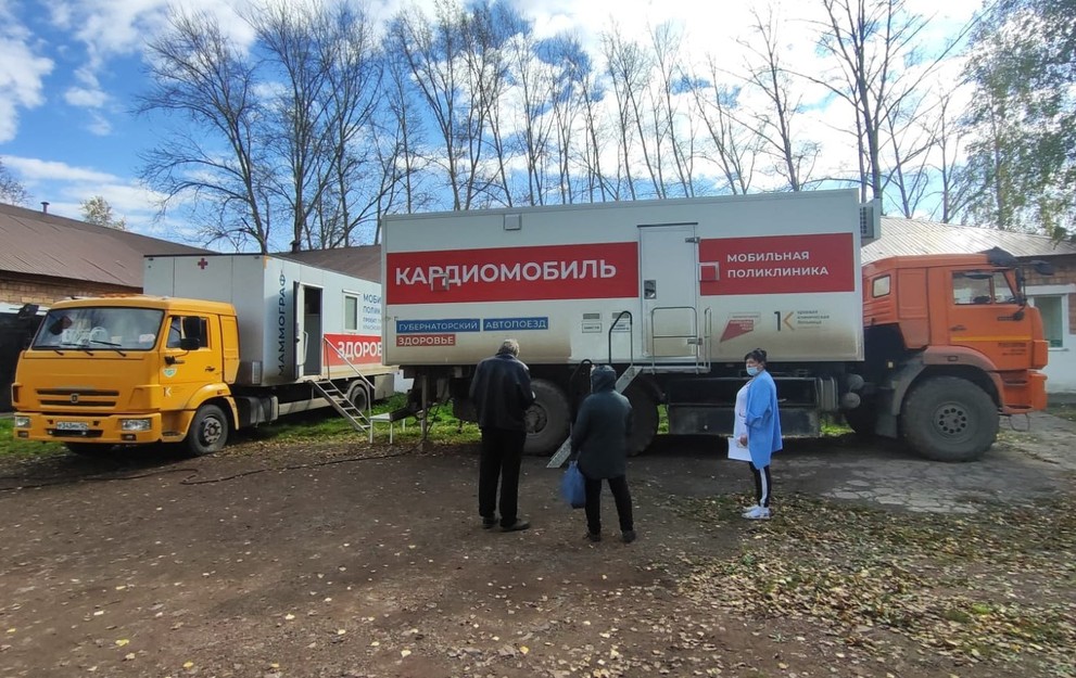 В сентябре мобильная поликлиника посетит 4 округа Красноярского края