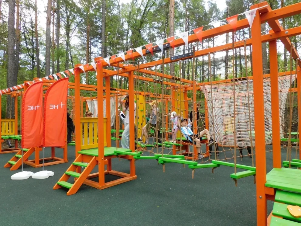 В Дивногорске открылось уникальное спортивно-игровое пространство для детей при поддержке энергетиков