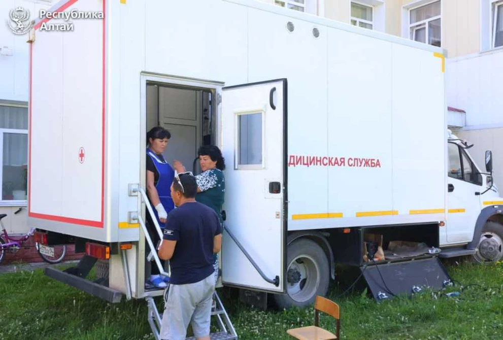 Автопоезд «Здоровье» завершил первый круг по Республике Алтай 