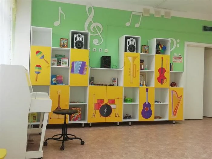В красноярском детском саду появилась эксклюзивная дизайнерская мебель