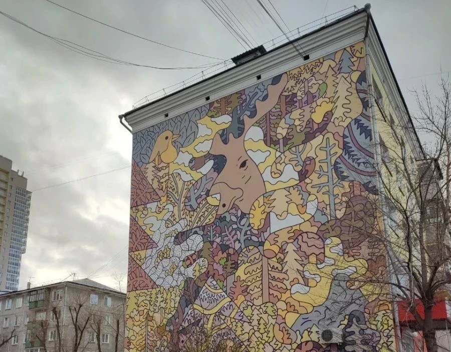 «Новый взгляд на Красноярск». Как создают муралы? 
